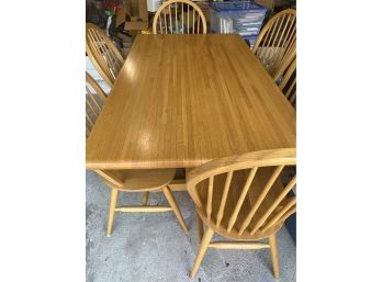 Oak Table And 6 Chairs