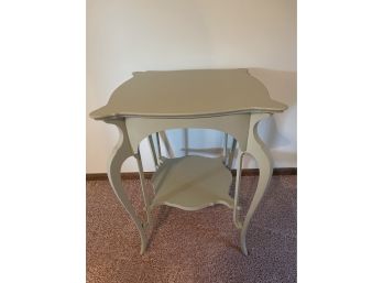 Sage Green Painted End Table