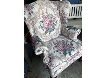 Wing Back Upholstered Chair