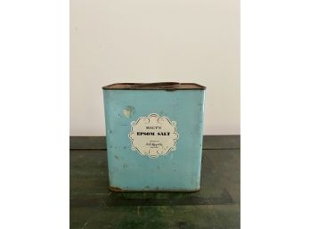 A Vintage Macy's Epsom Salt Can