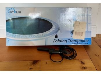 A New In Box Folding Trampoline And Jumprope