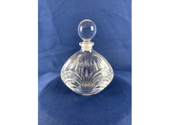 Royal Crystal Rock Perfume Bottle With Round Topper