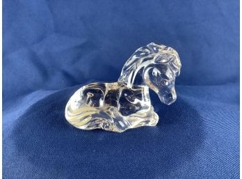 Princess House Crystal Horse Figurine Paper Weight
