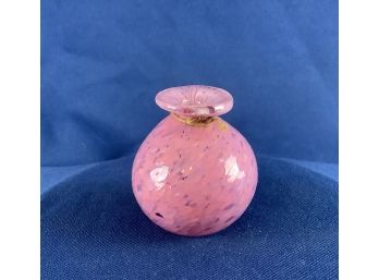 Vintage Pink Perfume Bottle (No Topper)