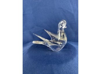 Lead Crystal Bird Figurine