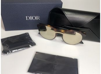 Brand New $399 Unisex CHRISTIAN DIOR Faux Tortoise Sunglasses - Never Worn - Original Box And Case - WOW !