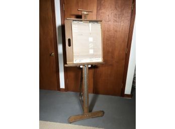 High Quality Vintage ANCO BILT Artiusts Easel - Large Size - Folds Up Easily - Even Preowned Quite Expensive