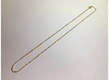 Beautiful Brand New 14K Gold Chain / Necklace - 17-1/2' - Made In Italy - Very Nice - Elegant & Delicate !