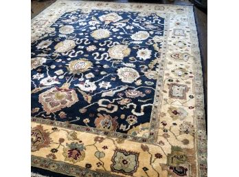 Fantastic Hand Made Oriental Style Rug - All Wool -  Great Colors And Very Pretty Patterns - OVERALL NICE !
