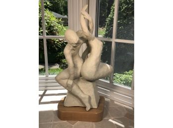 Incredible Large Nude Sculpture By Charlotte Birnbaum - Beautiful Piece - Very Elegant & Graceful - WOW !