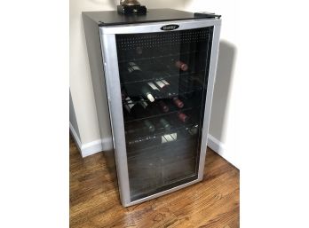 Very Nice DANBY Wine Fridge - Excellent Condition - Used Very Little - Mostly In Storage - Unplugged - NICE !