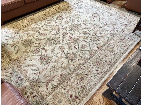 7.5' X 11 '  Large Wool Knotted Area Rug - Purchased From ABC Carpet