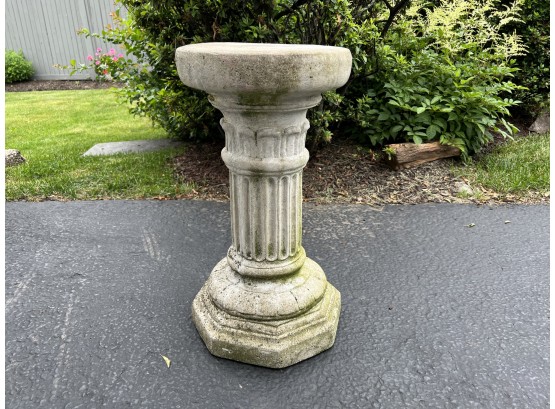 Classical Column Form Cement Pedestal 1 Of 2