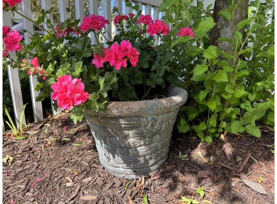 Basket Form Stone/cement Planter