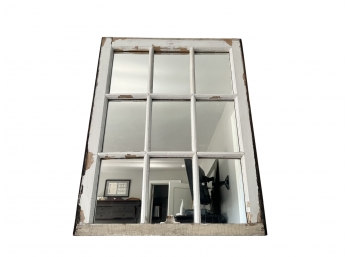 Rustic Window Pane Mirror (right Mirror Only)