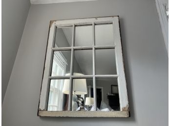 Rustic Window Pane Mirror (Left Mirror Only)