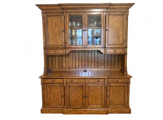 Grand Solid Hardwood Country Farmhouse Hutch Sligh Furniture Co. - Large 88' X 72'