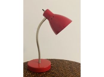 Retro Style Red Coated Metal Task Lamp