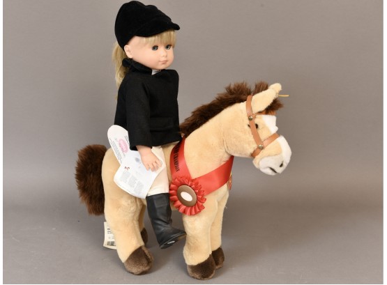 Steiff Gotz Brittany's Club Doll And Junior Show Jump Champion Horse
