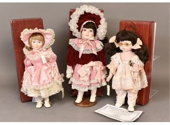 Collection Of Dynasty Dolls In Original Boxes - Amanda, Ashley Marie And Kerianne