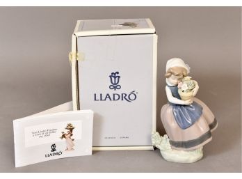 Lladro 'Spring Is Here' Porcelain Figurine In Original Box