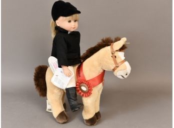 Steiff Gotz Brittany's Club Doll And Junior Show Jump Champion Horse