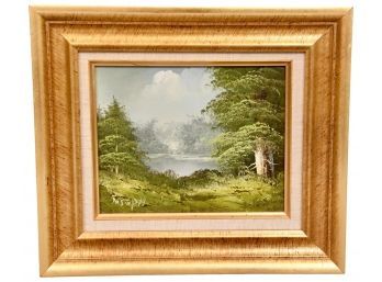 Signed Joseph Oil On Canvas Painting Of A Landscape Scene