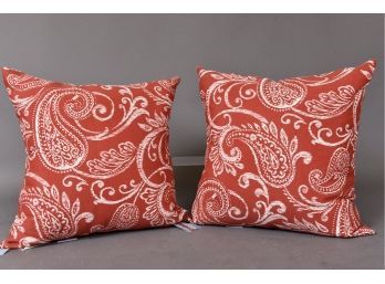 NEW! Set Of Two Solarium Indoor/outdoor Pillows