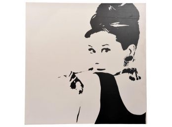 Audrey Hepburn Large Canvas Art Print