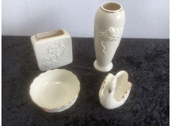 Lennox- Swan Bowl Vases