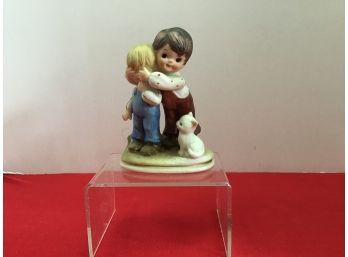 Lefton Boy And Girl Figurine Made In Japan #2
