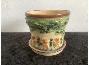 Pottery Planter Made In Japan