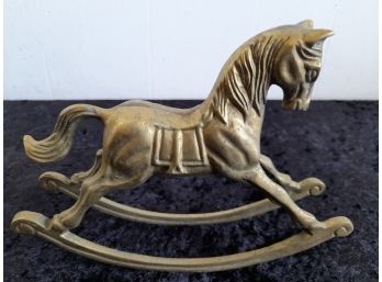 Metal Sculpted Rocking Horse
