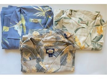 4 New Tommy Bahama Extra Large Men's Short Sleeve Hawaiian Shirts