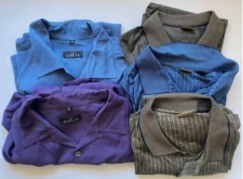 5 New Extra Large Men's Shirts By Gillio & Axist