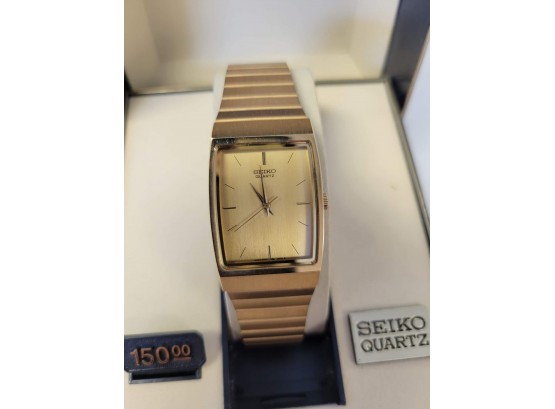 Men's Seiko Gold Tone Bracelet Watch SYA886