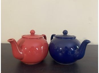 Pair Of Tea Pots Made By Pristine England