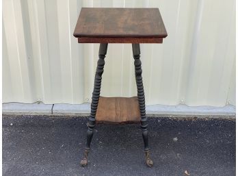 Antique Claw And Ball Footed Side Table