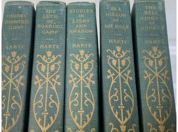 Collection Of Antique Books By Brett Harte