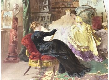 Conrad Kiesel Ladies In Reading Room