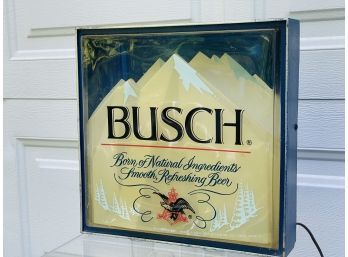 Vintage Busch Beer Sign