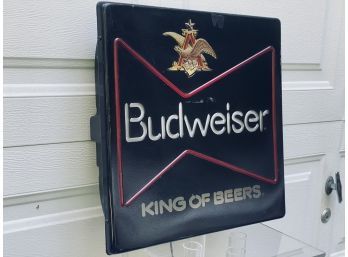 Vintage Budweiser Beer Sign