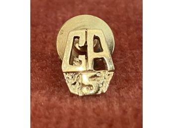 Vintage Gold GA Gamblers Anonymous Five Year Award Lapel Pin Gold Plated