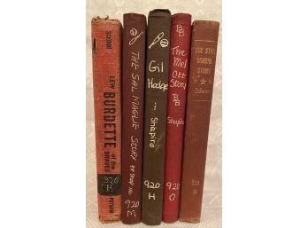 Vintage Lot Baseball Player Books Lew Burdette, Sal Maglie, Gil Hodges, Stan Musial, Mel Ott - Biographies