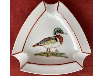 Vintage Promotional Ashtray Pin Tray Abercrombie & Fitch Johann Haviland Bavaria Hand Painted Duck C Goraim