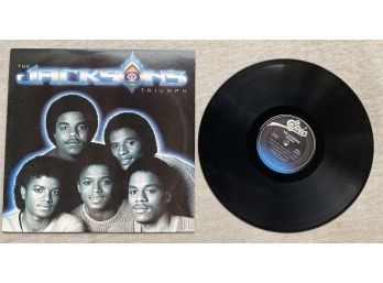 Vintage 1980 Vinyl Record The Jacksons Triumph