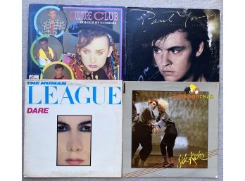 Vintage Lot Vinyl Records Human League: Dare, Culture Club: Colour By Number, Paul Young, Thompson Twins