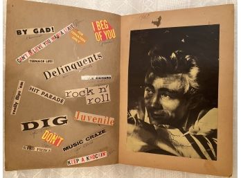 Vintage 1950s Scrapbook 4 Some Elvis Assorted Movie & TV Stars
