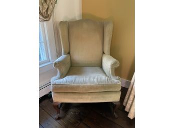 Amazingly Soft Vintage Wing-backed Arm Chair