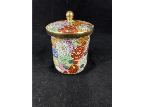Asian Floral Jar